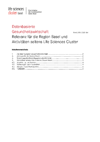 Datenbasierte Gesundheitswirtschaft Relevanz für die Region